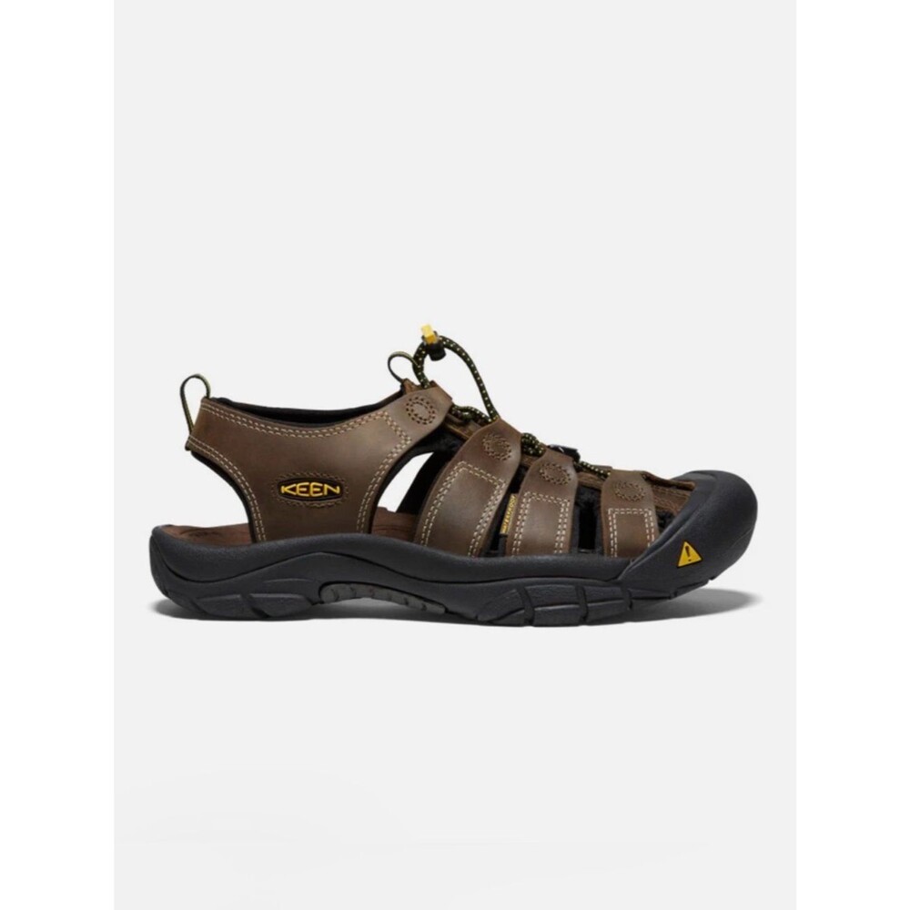 Keen Newport Fisherman outdoor nubuck brown leather washable sandal mens sz